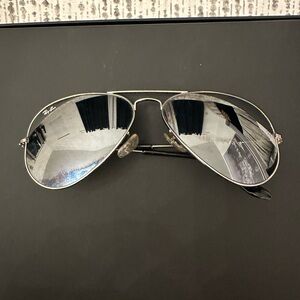Ray-Ban Metallic Aviator Sunglasses